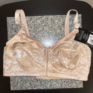 Bali Cream ultimate support wirefree Bra with Adjustable Straps